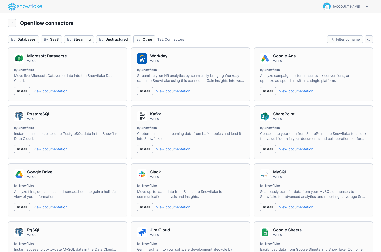 Snowflake Openflow project showcase