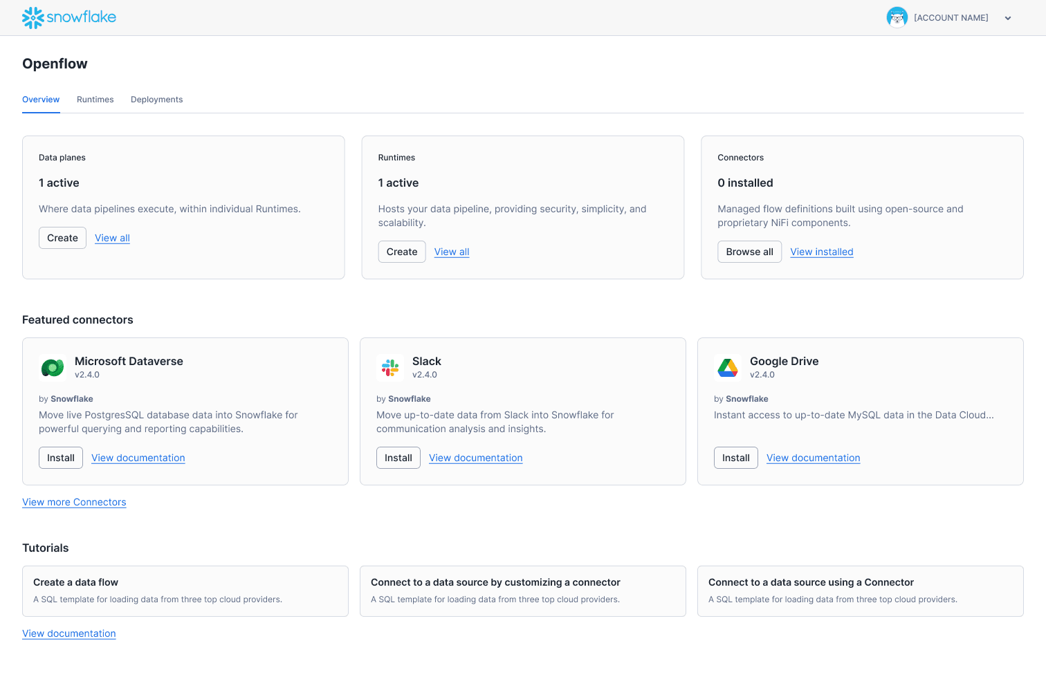 Snowflake Openflow project showcase